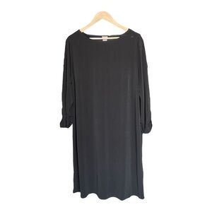 Chico's Black Long Sleeve Sheath Dress - Size 3 (US 16/18)